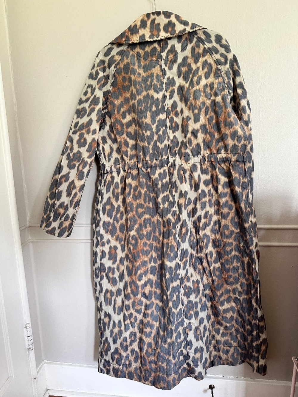 Ganni Leopard Shell Coat - Picture 5 of 6